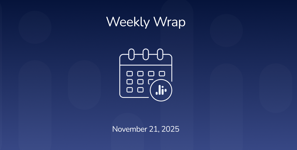 Crypto Weekly Wrap: 21st November 2025