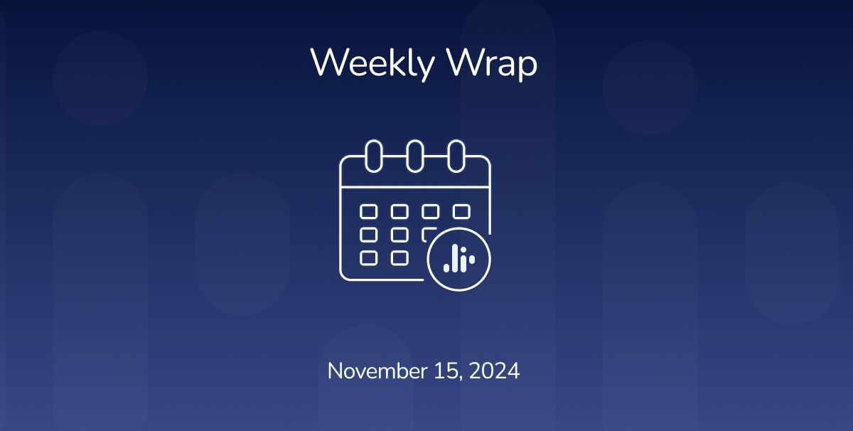 Crypto Weekly Wrap: 15th November 2024