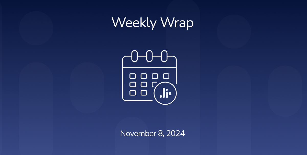 Crypto Weekly Wrap: 8th November 2024