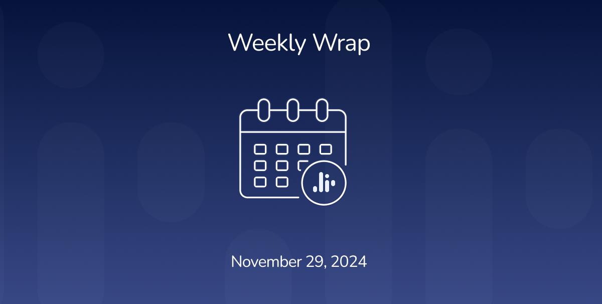 Crypto Weekly Wrap: 29th November 2024